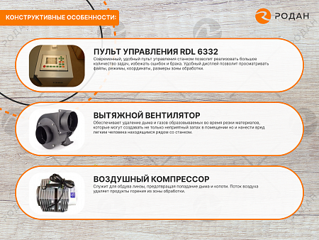 Станок лазерный гравировальный c ЧПУ WoodTec LaserStream WL U 1510L