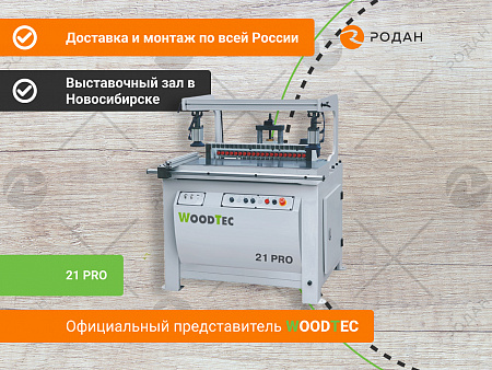 Cтанок cверлильно-присадочный WoodTec 21 PRO