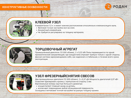 Кромкооблицовочный станок Woodtec Compact mini 300-2
