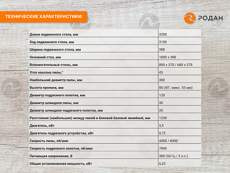 Форматно-раскроечный станок WoodTec K 45САР