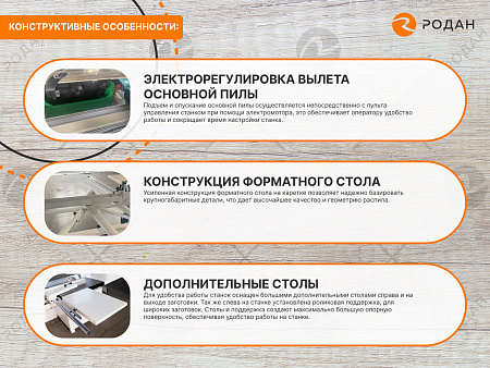 Форматно-раскроечный станок WoodTec 3200Z