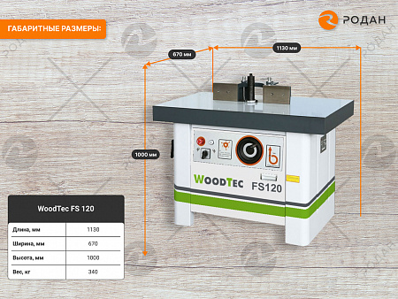 Фрезерный станок WoodTec FS 120