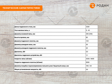 Форматно-раскроечный станок WoodTec 3200Z